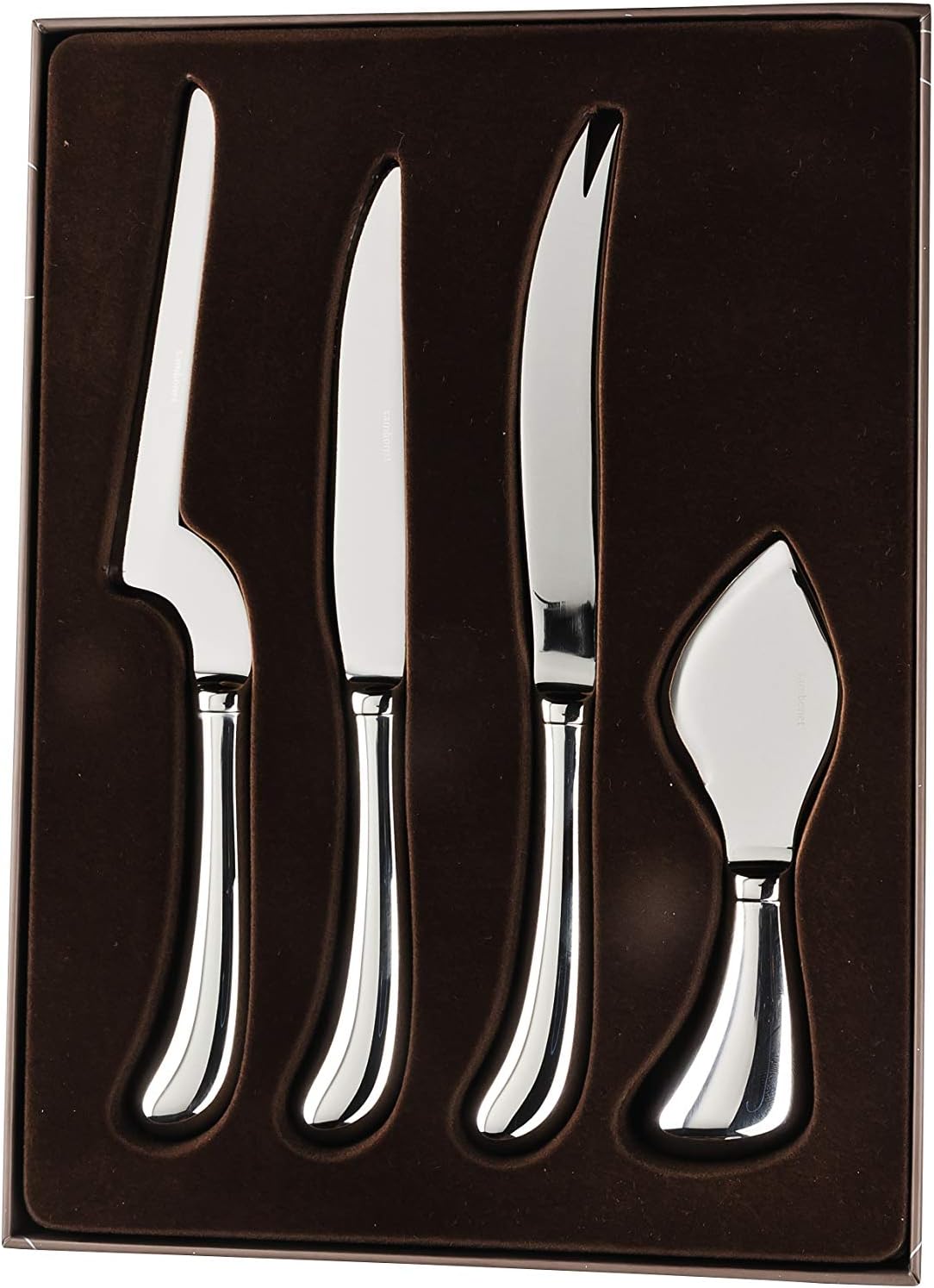 Sambonet - Set 4 Coltelli Formaggi Confezionato Living INOX