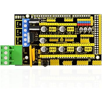 Amazon Com Keyestudio 3d Printer Controller Board Ramps 1 4 Reprap Mendel Prusa With Stepper Jumper Screw Terminal Block For Arduino Mega And Ramps 1 4 Projects Diy Computers Accessories