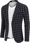 COOFANDY Men's Blazer Casual Slim Fit Sport Coats Two Button Lightweight Suit Jacket