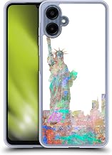 Head Case Designs Officially Licensed Aimee Stewart New York Skyline Landscapes Soft Gel Case [Military Grade Protection] Compatible with Samsung Galaxy A06 4G