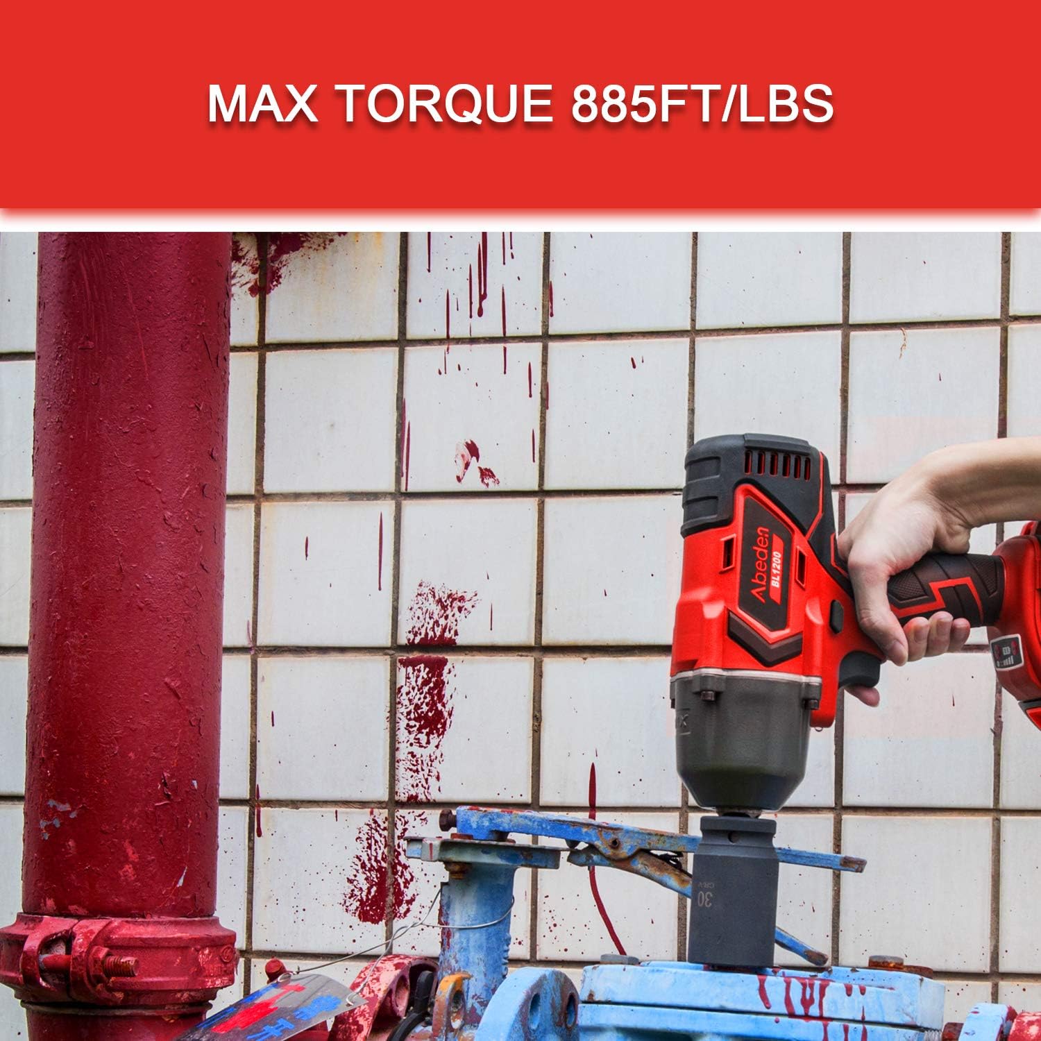 Rеvіеw Dіѕсоunt 20V Max Brushless High Torque 3/4'' Impact Wrench Cordless with Friction Ring,Max Torque 885 ft-lbs,Tool Only,Red 70% оƒƒ Evеrуthіng 20V Max Brushless High Torque 3/4'' Impact Wrench Cordless with Friction Ring,Max Torque 885 ft-lbs,Tool Only,Red