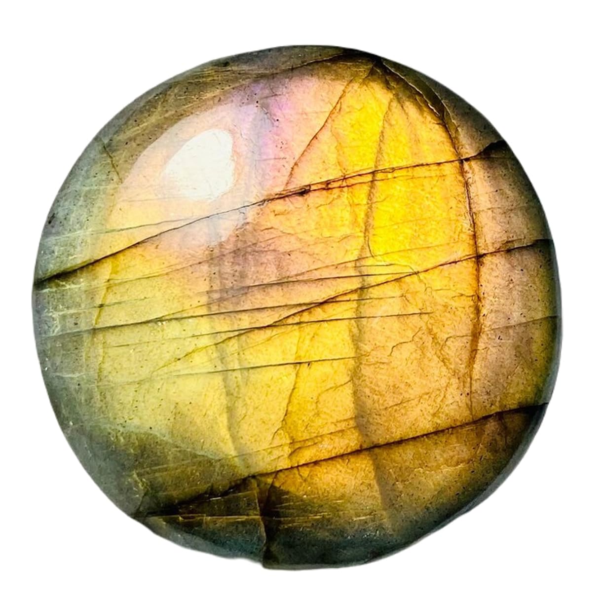 Labradorite naturelle 37mm : résolvez le manque d'éclat de vos bijoux DIY - 5