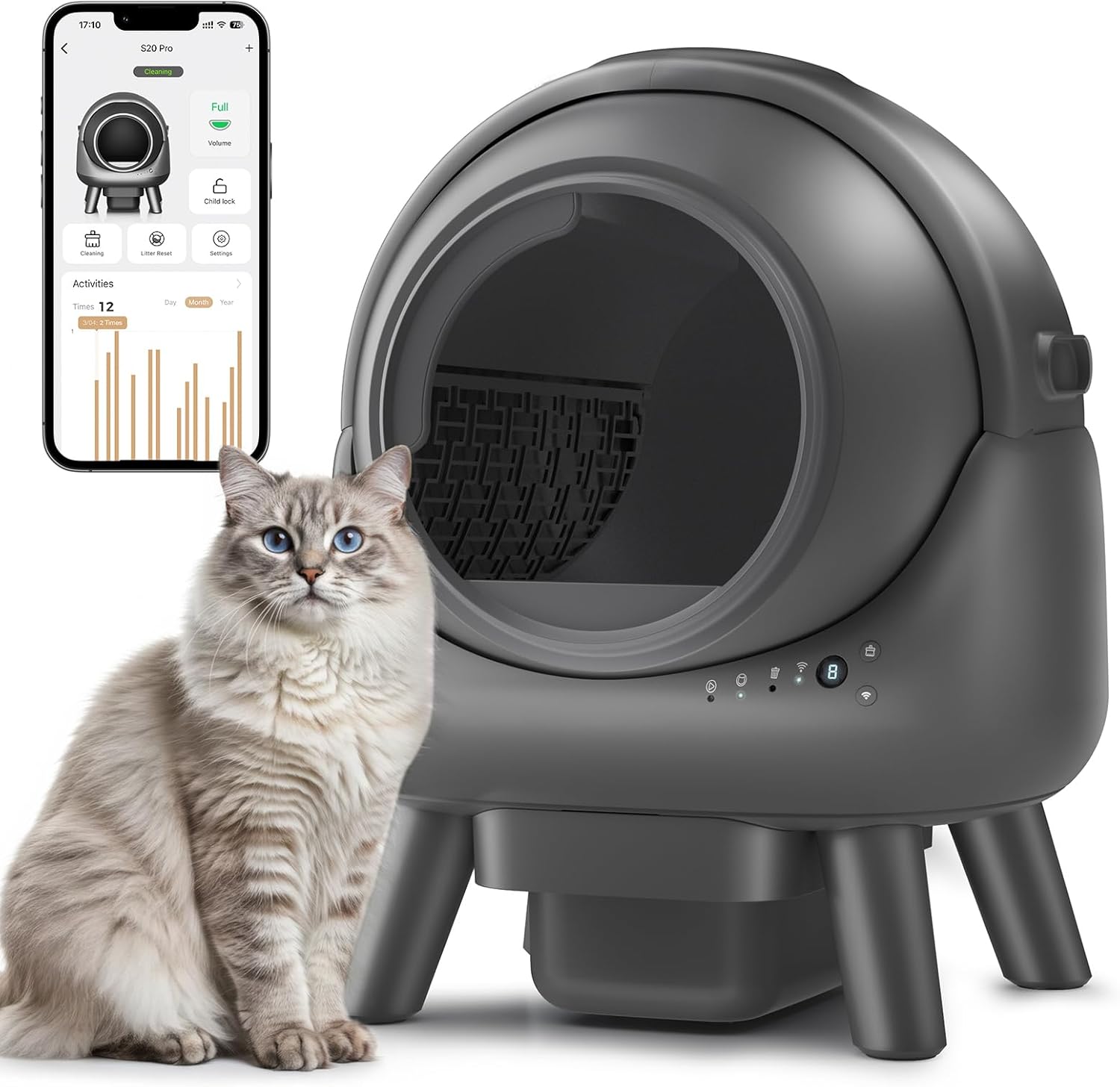 Self Cleaning Litter Box
