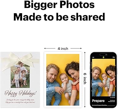 KODAK Dock Plus 4x6'' Photo Printer, 10 Sheets, Docking & Bluetooth Smartphone Printer for iPhone & Android, Instant Color Prints, 4PASS Dye Sublimation