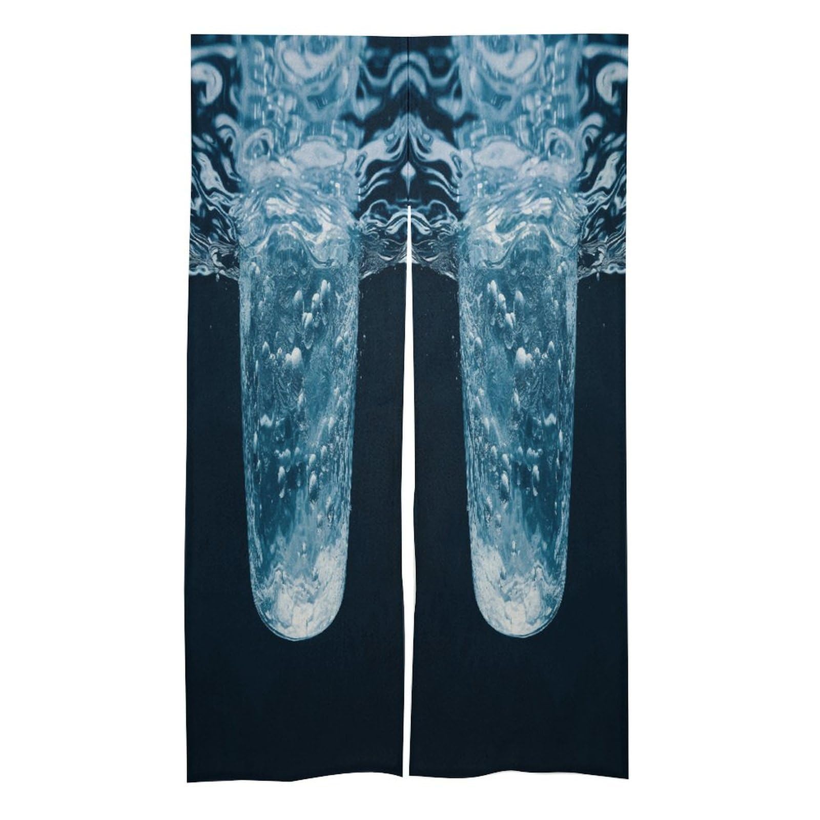 LZQPOEAS Water Door Curtain Treatment Door Tapestry Japanese Style Doorway Curtain Privacy Thermal Insulated Doorway Window Curtains for Home Restaurant Decor