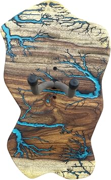 Guitar Hanger Fractal Art Wall Mount GHFAJBA1
