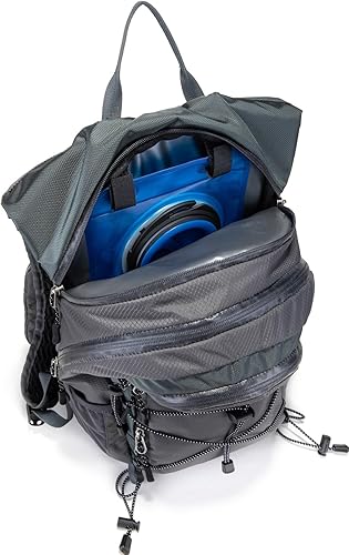 Miniatura 8 de Mochila de hidratación aislada con bolsa de agua de 2 litros, ligera, 22 L, mochila de senderismo para mujeres y hombres, mochila para senderismo,