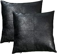 Vista 24 de Funda de almohada de piel de cordero – Funda decorativa para cojín de sofá – Fundas para sala de estar y dormitorio, 14 x 14 pulgadas, color beige