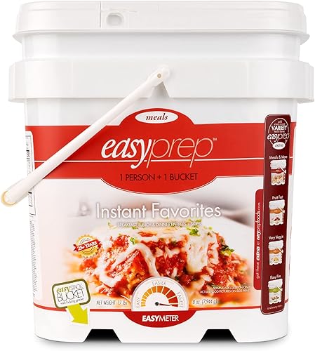 EasyPrep Instant Favorites - Suministro de alimentos de emergencia comidas liofilizadas para suministros de preparación para desastres 9 platos