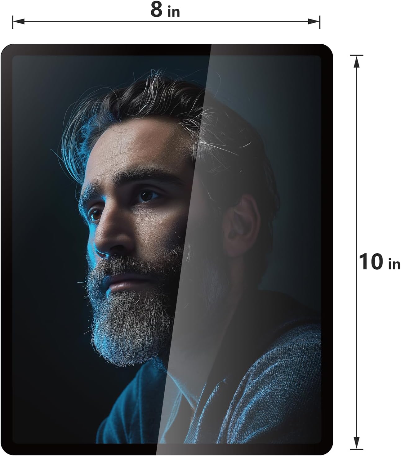 8x10 Picture Frames Black Set of 3 Pack - 8 x 10' Black Frame with Round Corners, Photo Frames 10 x 8 Great for hanging wall and tabletop (3 Pack 8x10, black)