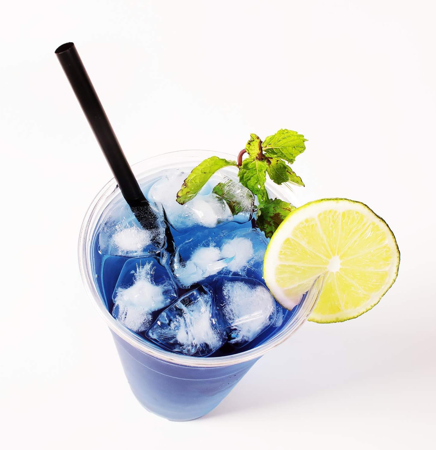 Karat [2,500 ct] 9" Giant Straws (0.31" Diameter), Individually Wrapped | Black