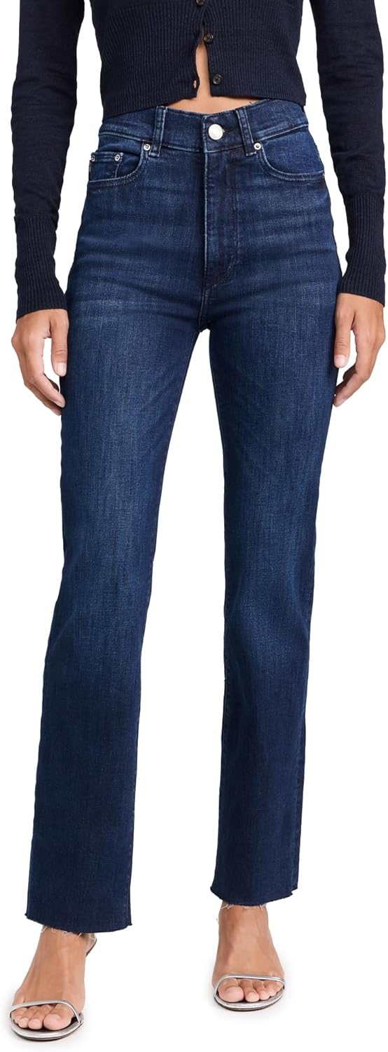 DL1961 Women's Halle Instasculpt Straight Jeans - High Rise