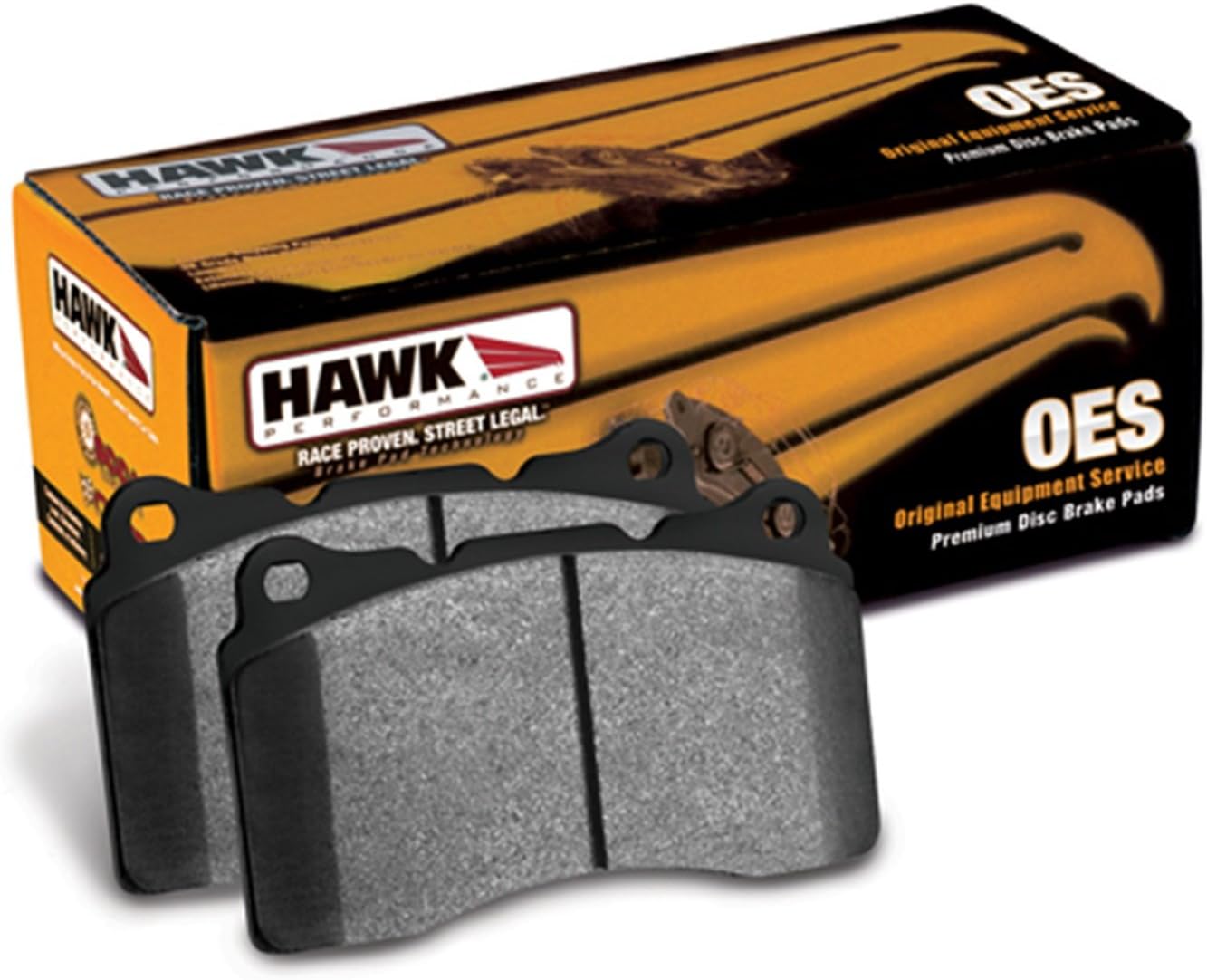 Hawk Performance 771108 FMSI D1108 OES Premium Ceramic Disc Brake Pad