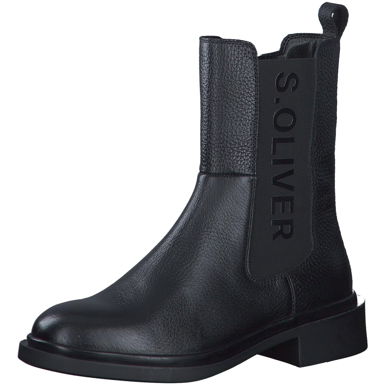 s.Oliver Women' Chelsea 5-25101-43 Boot, Black, 4.5 UK