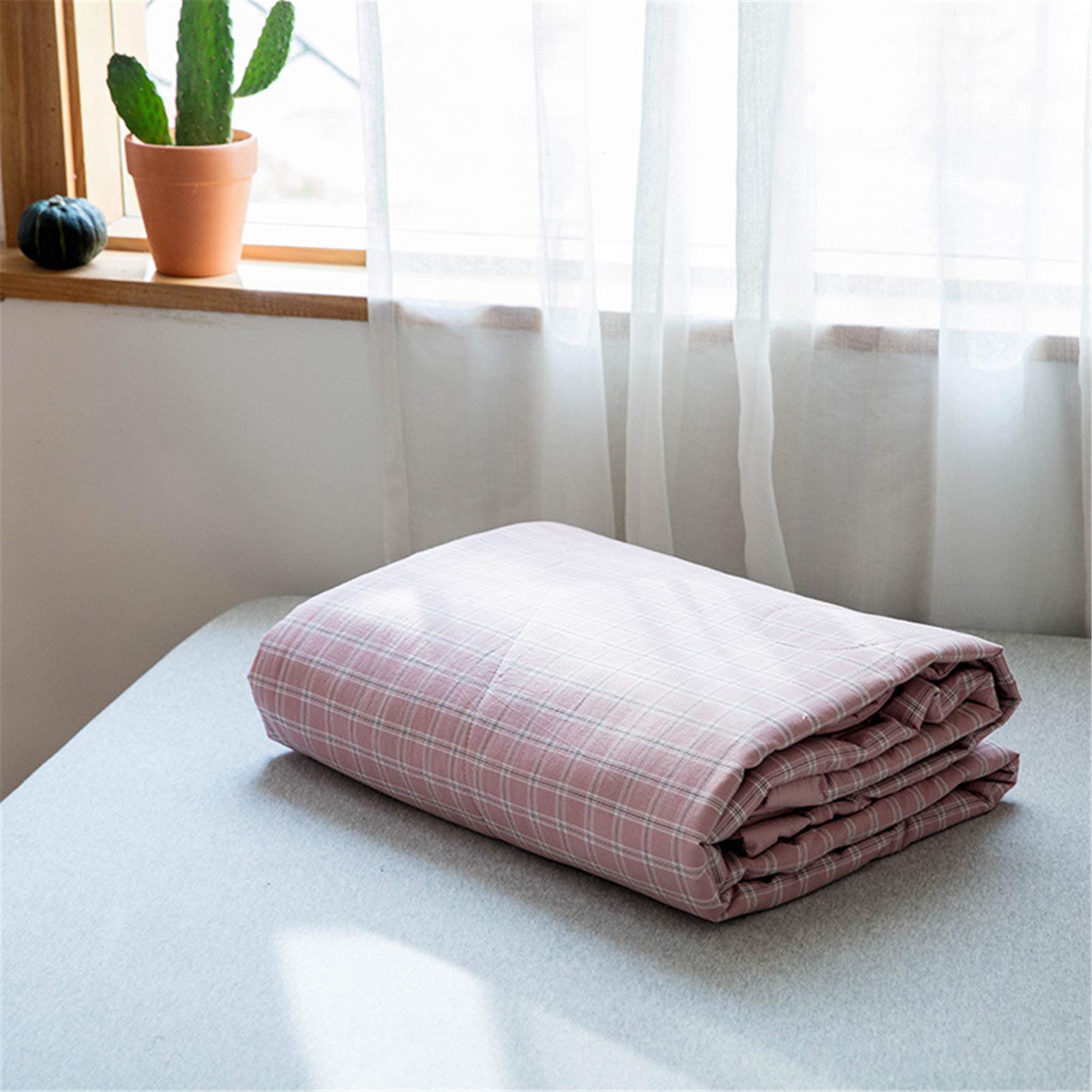 DZYP Bedding Pure Cotton Summer Quilt Washable Summer Thin Duvet Lightweight Fluffy Soft Skin-friendly Comfortable Breathable Anti-allergy. (150x200cm,P29)