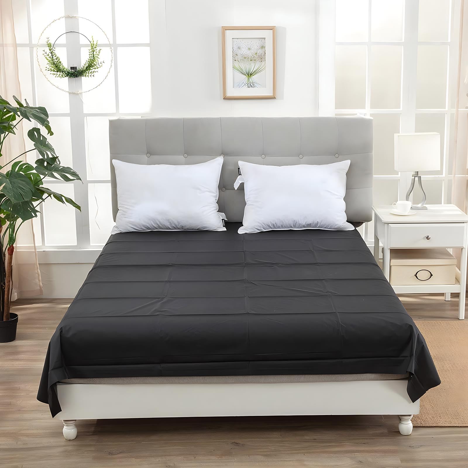 Bettlaken Wasserdicht für Sex, 220 x 200 cm Wasserdicht Latex Laken ür Frauen und Männer, Abwaschbares Fetish Bettlaken Ideal Geeignet für Massage Erotikspiele Sexspiele Wet Games für Paare