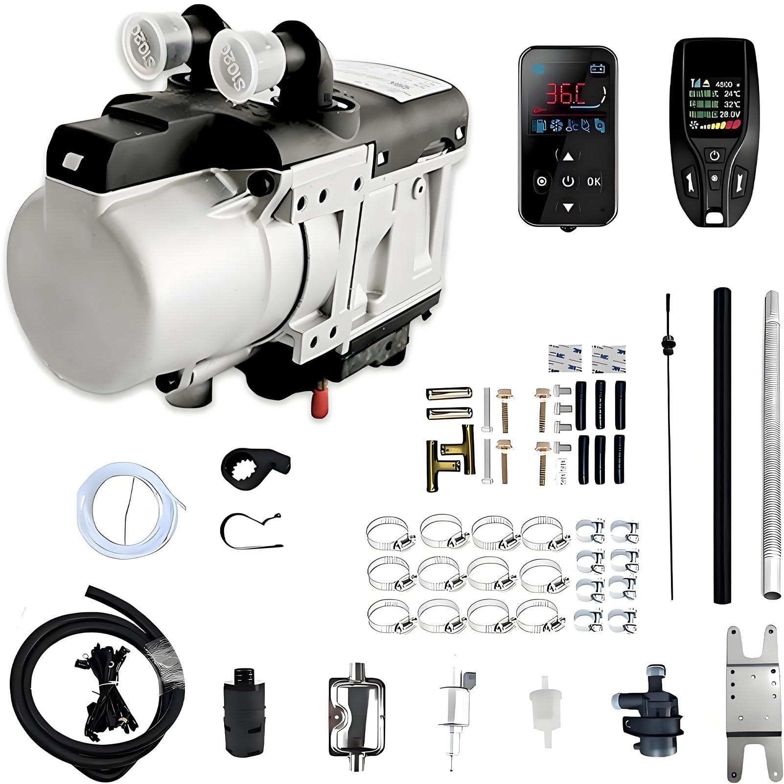 Calentador de refrigerante de Motor de 6 kW, 12 V/24 V 12V