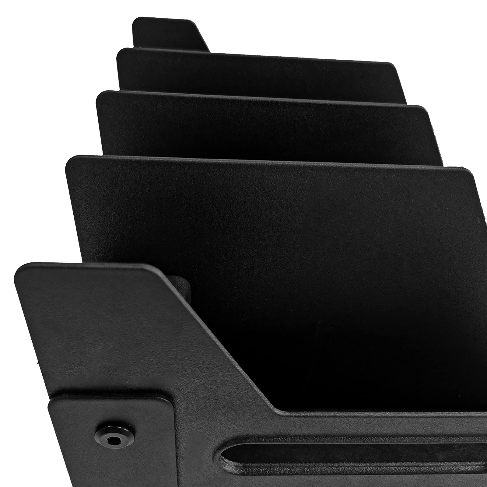Pistola revólver para pistola, soporte para pistola de mano, se adapta a la mayoría de las pistolas de campo a través de 4 a 8, organizador de almacenamiento de gabinete seguro para armas (4-Slot)