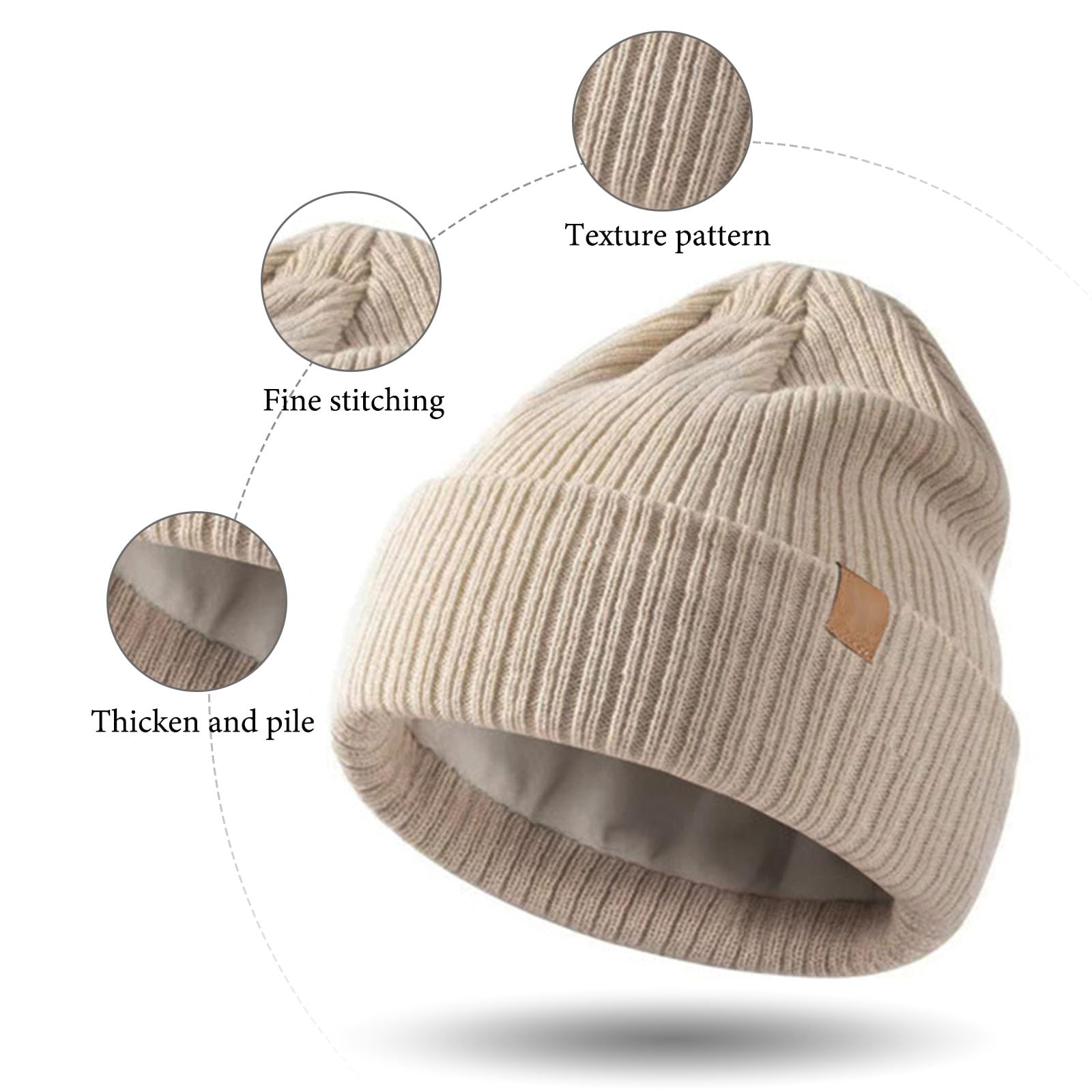 Dziecięca czapka zimowa szalik rękawiczki zestaw ciepła termiczna dzianinowa czapka beanie, ocieplacz na szyję, rękawica, miękka podszewka z polaru, elastyczna dla dzieci w wieku 5-12 lat