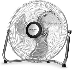 Orbegozo PW 1245 Industrial Fan Power Fan Tilting Tilt 45 cm Metal Blades, 3 Ventilation Speeds, Carry Handle, Safety Gri…