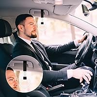 Vista 6 de 2 piezas anillos en forma de corazón correas para manija de automóvil, dije de deriva, encanto para parachoques trasero, anillo de advertencia