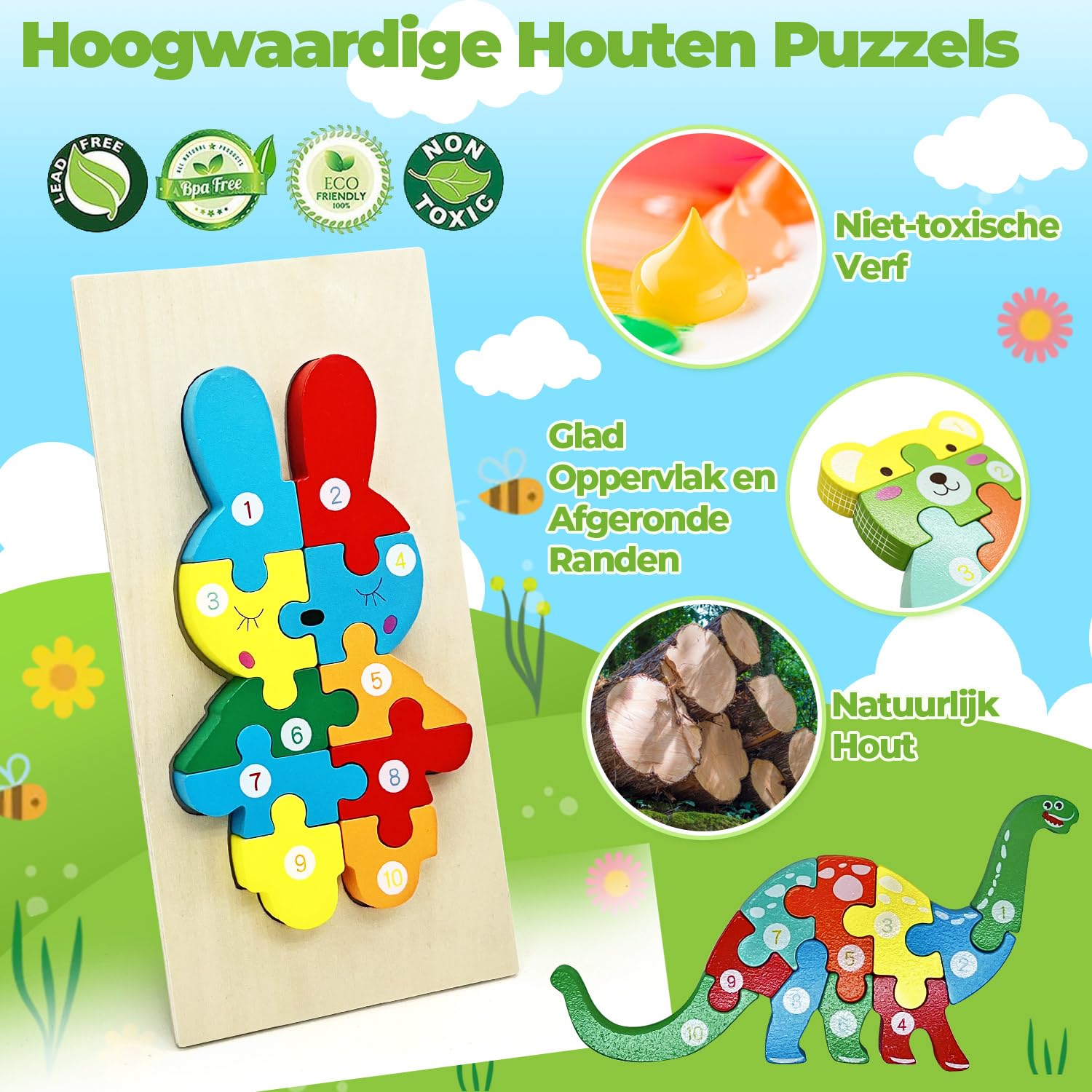 Puzzels voor kids vanaf 2 jaar | Marjo Speelgoed