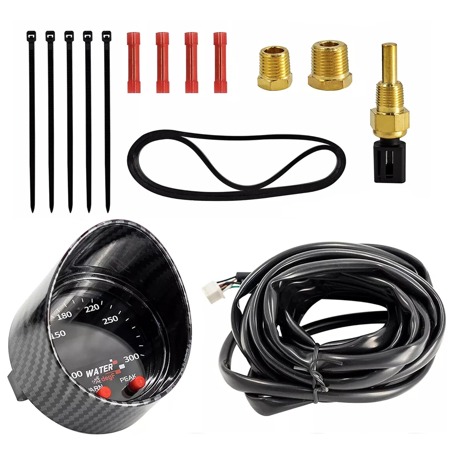 30-0306 X-Series Boost Pressure Gauge 2-1/16th 52mm 30inHg ~ 35PSI / 1~2.5BAR