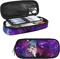 Vista 24 de Estuche para lápices con estampado de huellas de perro, bolsa de lápices de gran capacidad, estuche para lápices, estuche de almacenamiento