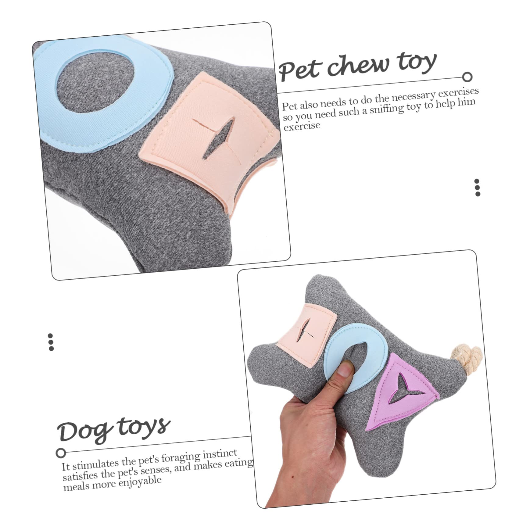BESPORTBLE 4piezas Juguete Interactivo para Perros Pequeños Bolas De Comida Oculta Estimula El Olfato y Ejercicio Casa para Entrenamiento y Diversión