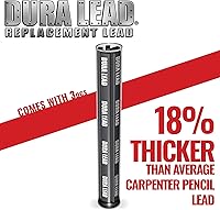 Vista 7 de STKR Concepts Lápiz de carpintero mecánico con 3 piezas de plomo de repuesto, rojo (77629)