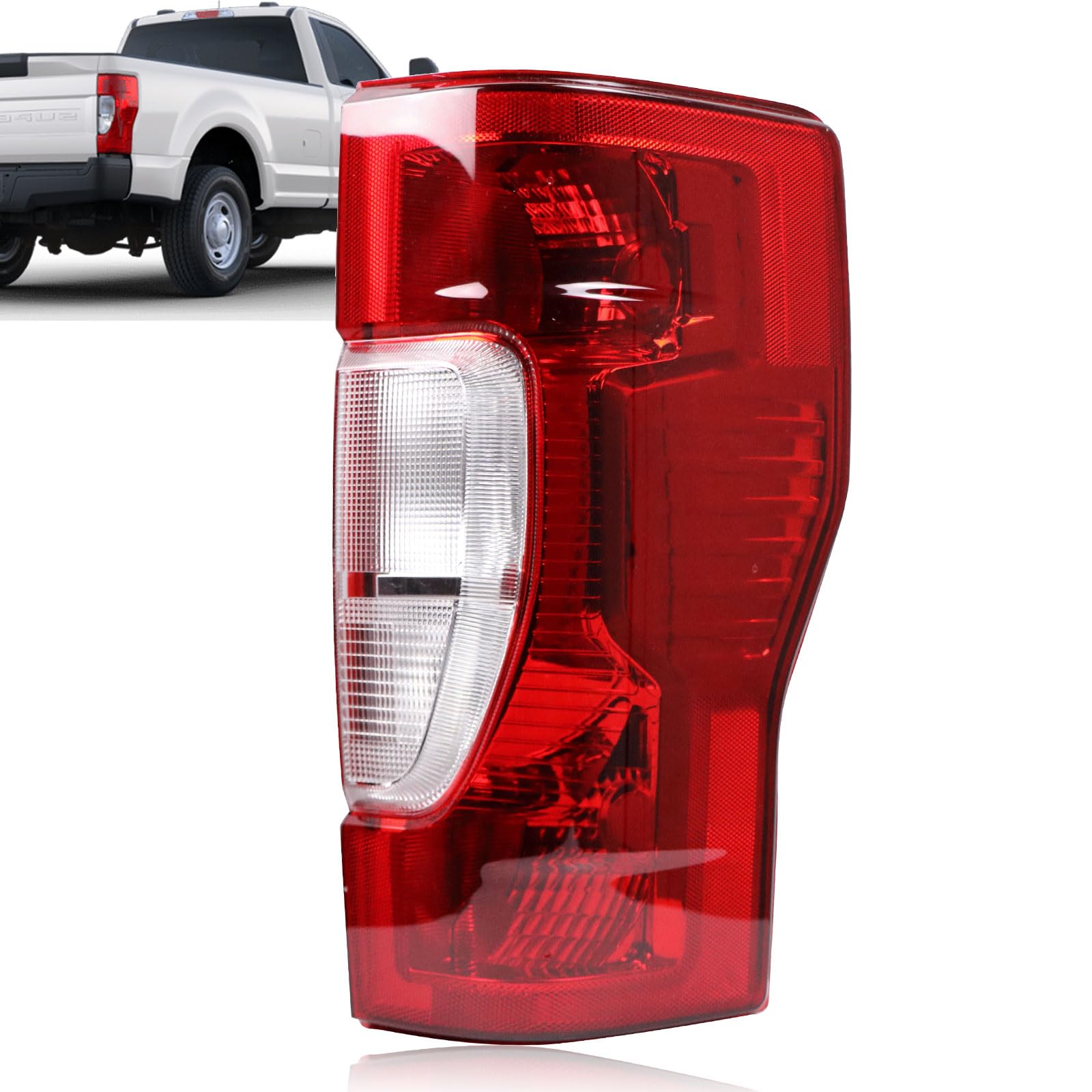 Photo 1 of Tail Lights Rear Taillight Assembly Compatible with Ford F250 F350 Super Duty 2020 2021 2022 Tail Lamp Non-LED Non-Blind Spot Right Passenger Side