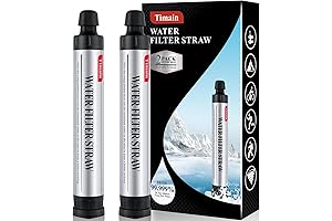 Timain 4-Stage Filtration Emergency Drinking Straw
