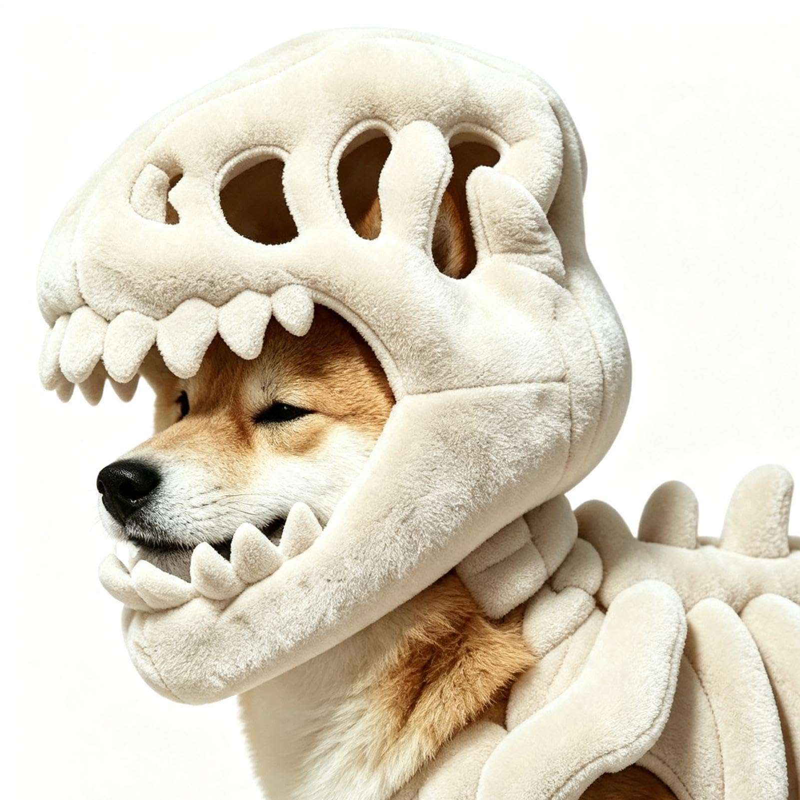 Costume da scheletro per cani con osso di dinosauro | Costume da dinosauro per cani, Halloween, per feste a tema, fotografie, eventi, carnevale, riunioni di amici, casa