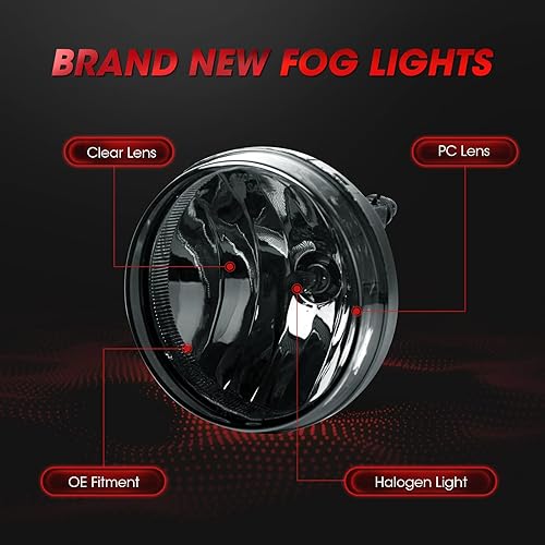 Miniatura 3 de Luces antiniebla compatibles con GMC Sierra 1500 2007-2013 2007-2014 GMC Sierra 2500 3500HD incluido interruptor y kit de cableado