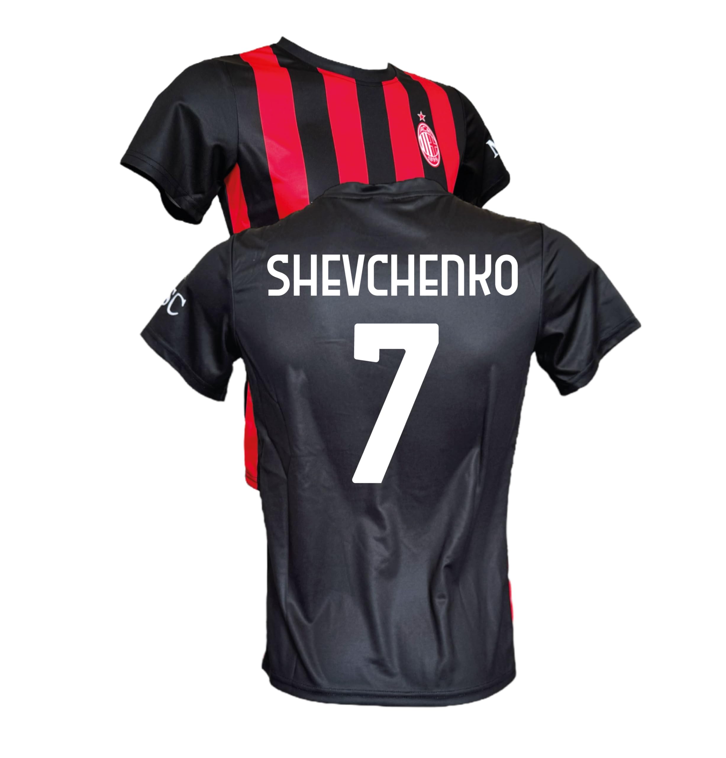 AC Milan Maglia Shevchenko 7 Replica Ufficiale 2025/26, Rossonera a Strisce