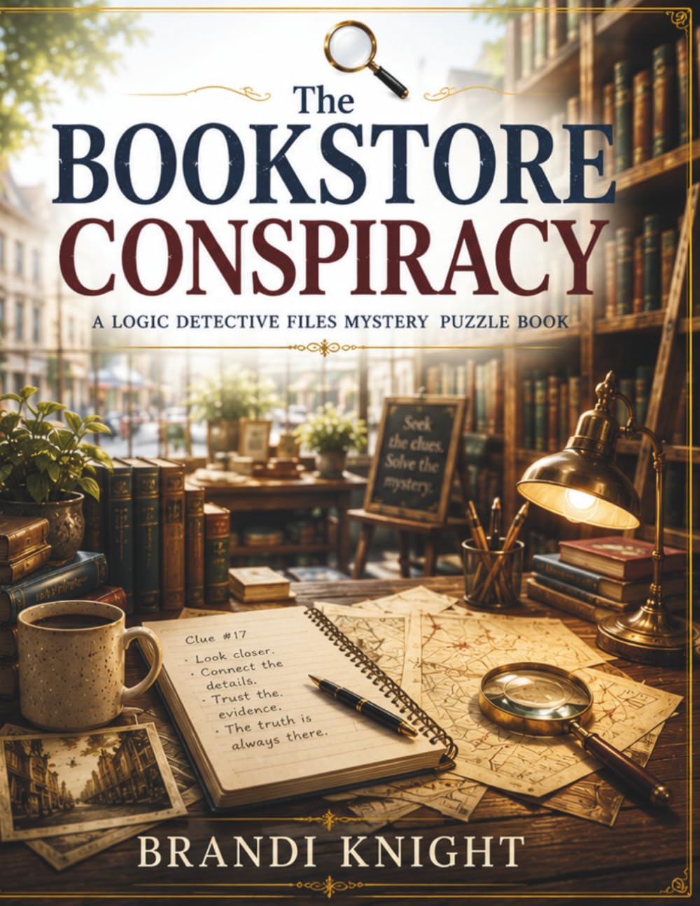 The Bookstore Conspiracy: A Logic Detective Files Mystery Puzzle Book