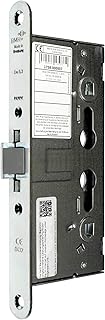 Bever BMH FH Panikschloss Türschloss/Einfallenschloss, Funktion D mit geteilter Nuss, Dornmaß 65mm, Entfernung: 72mm, Stulp: 24x235mm, DIN Links/Rechts verwendbar, incl. SN-TEC® Montageset