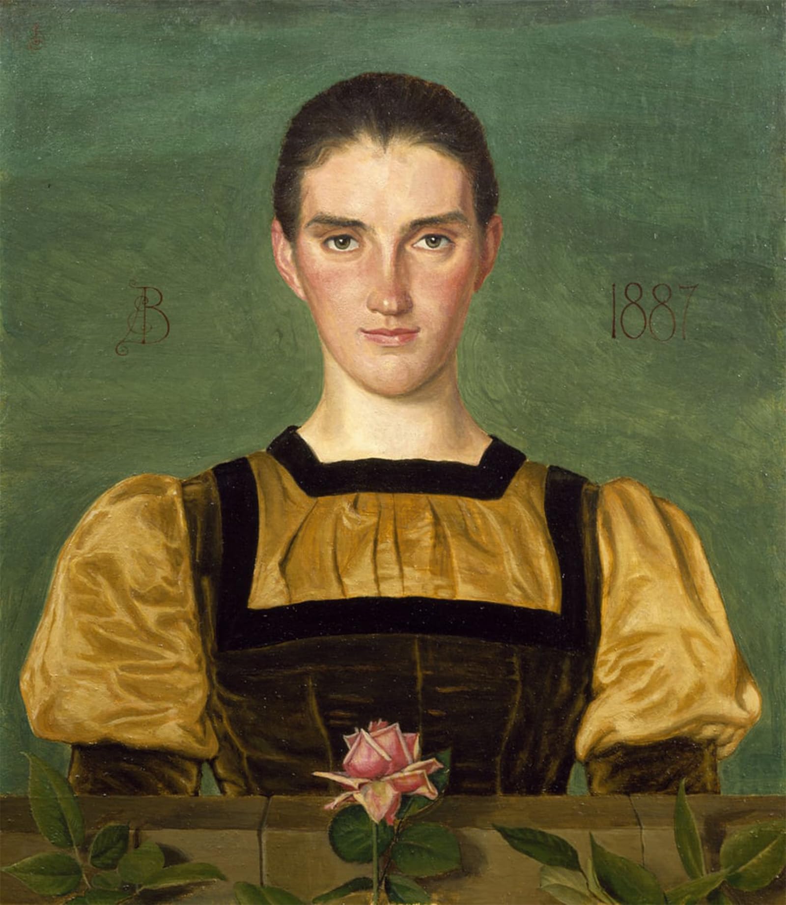 SERENDIPITP Vintage Wall Art Canvas Nordic Poster Canvas Print Picture Portrait of Anna Elizabeth Baker by Edward Southall Wall Art Poster for Home Decor 60x90cm