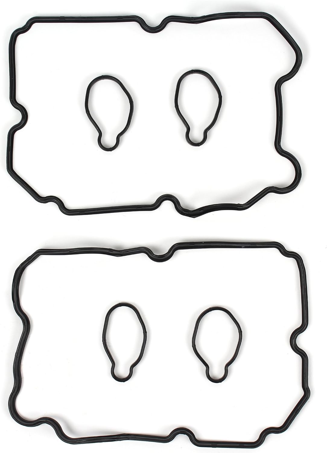 CNS Valve Cover Gaskets Set w/Spark Plug Tube Seals Compatible/Replacement for 04-12 SAAB & Subaru 2.5L 2458CC DOHC Turbo, EJ255 EJ257