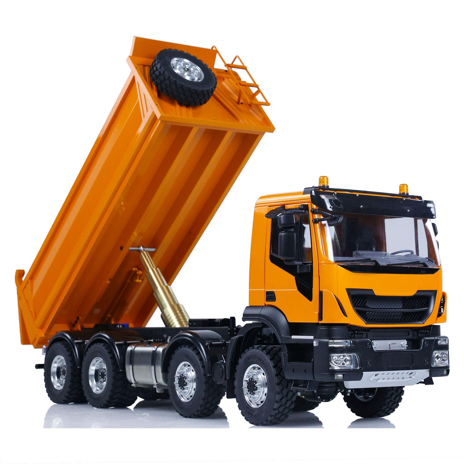 TOUCAN RC HOBBY 1 14 LESU 8X8 Metal Chassis RC Hydraulic Dump Truck Remote Control Tipper DIY Dumper