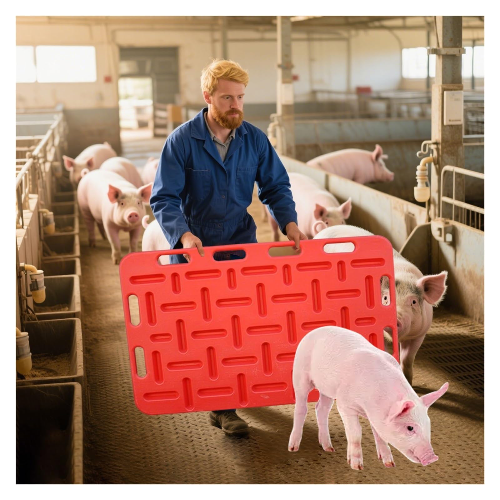 Panneau de tri du bétail - Panneau de guidage des animaux robuste et léger pour porc, bétail, mouton, chèvre