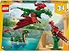 LEGO Creator 3’ü 1 Arada Orta Çağ Ejderhası 31161-9 Yaş ve Üzeri Çocuklar için Deniz Yılanı ve Zümrüdüankaya Dönüşen Oyuncak Yapım Seti, Doğum Günü Hediyesi (715 Parça)