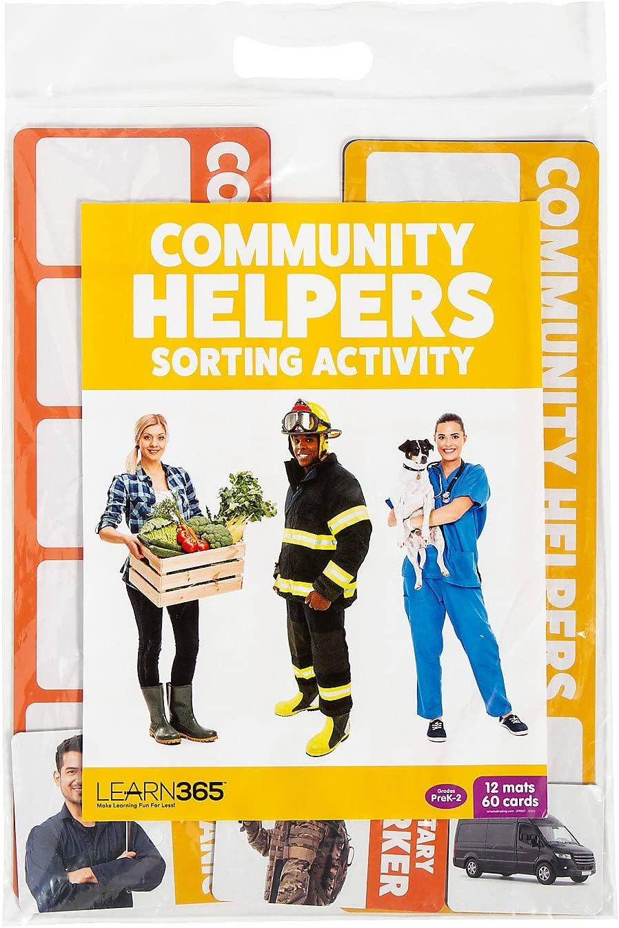 Community Helper Sorting Activity - 72 Pieces