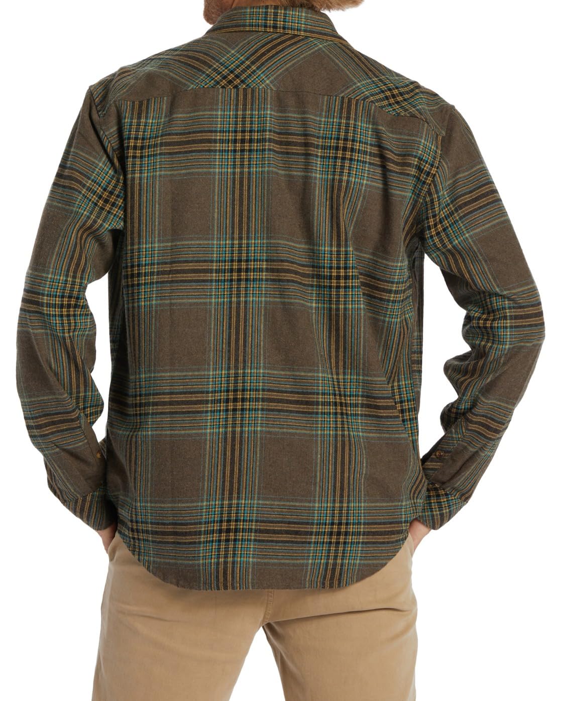 Billabong Coastline Flannel - Camisa de Manga Larga para Hombre