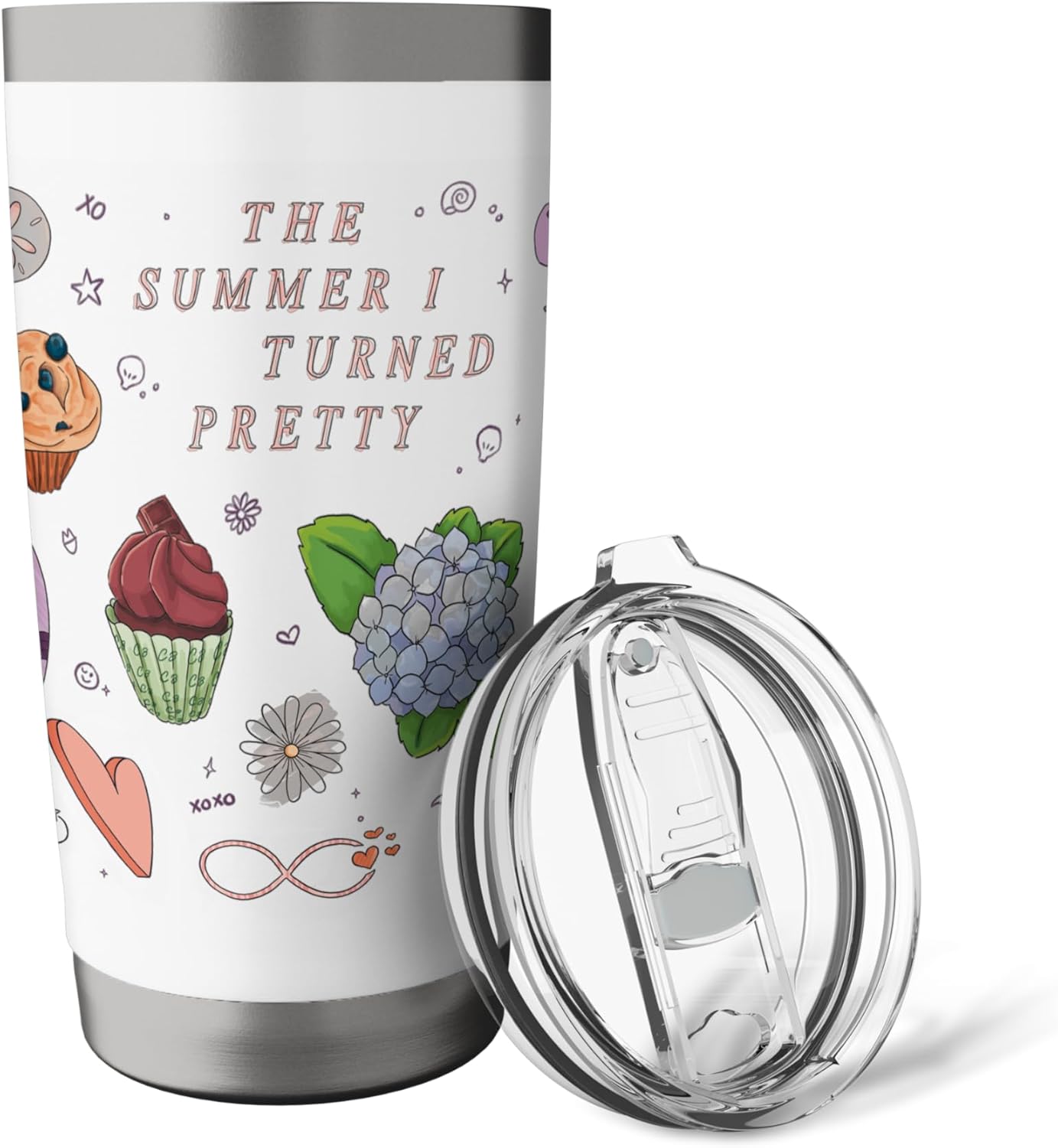 The Summer I Turned Pretty - Multi Icon Stainless Steel Insulated Tumbler - Image 5