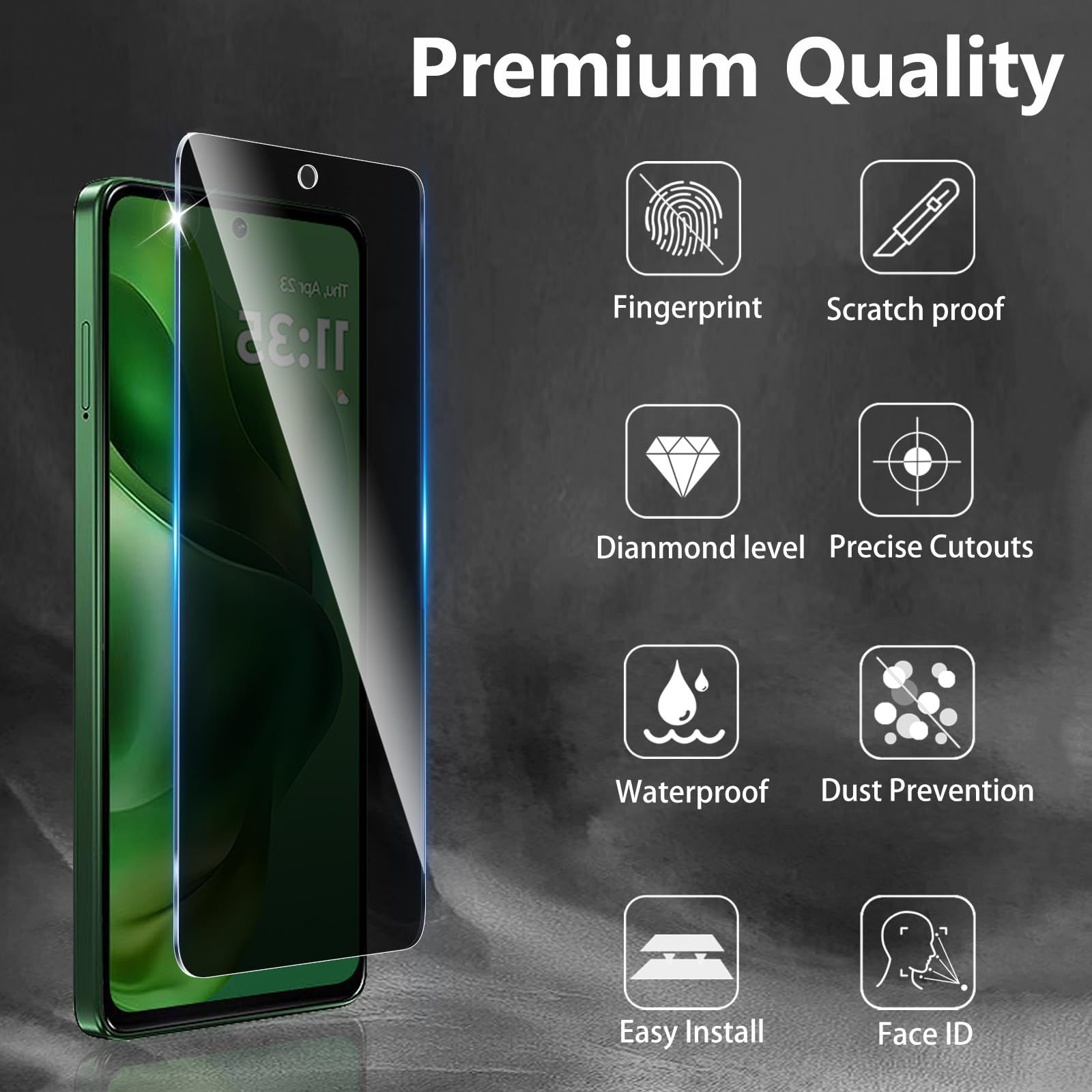 Mothca (2+2 Stück Sichtschutz Für Samsung Galaxy S21+/ S21 Plus