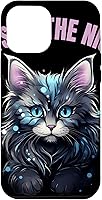 Vista 6 de iPhone 14 Pastel Goth Maine Coon Cat Cats of the Night Pastels en estuche