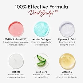 MAREE V Line Lifting Mask with PDRN Salmon DNA - Deep Collagen Face Mask for Women - Jawline Shaper Facial Masks with Retinol - Tightening & Firming Neck Lift Tape - Double Chin Strap for Face Lift