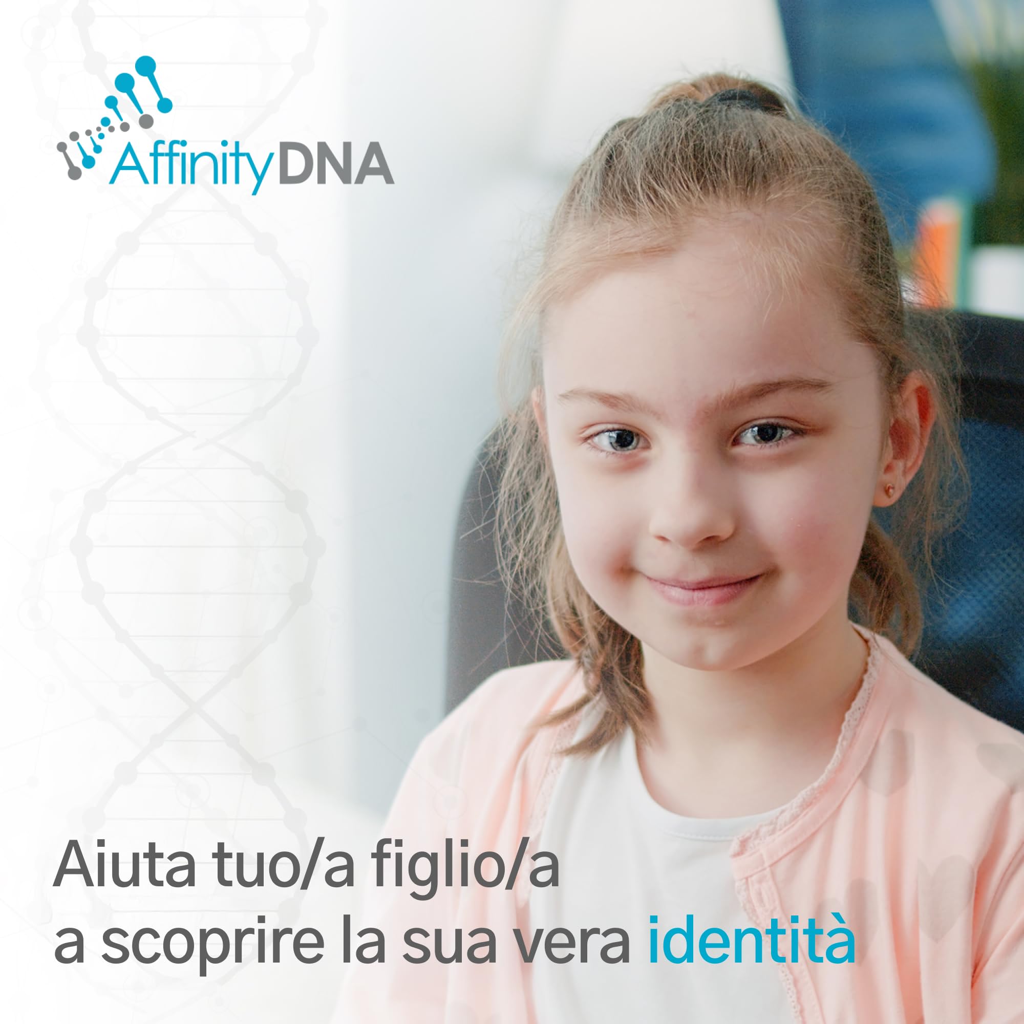 Kit per Test DNA di Paternità - Test Genetico con Tamponi Buccali Accurato al 99,99% | per Padre e 1 Figlio 21 Loci | Esito in 4 Giorni Lavorativi | Senza Costi Aggiuntivi