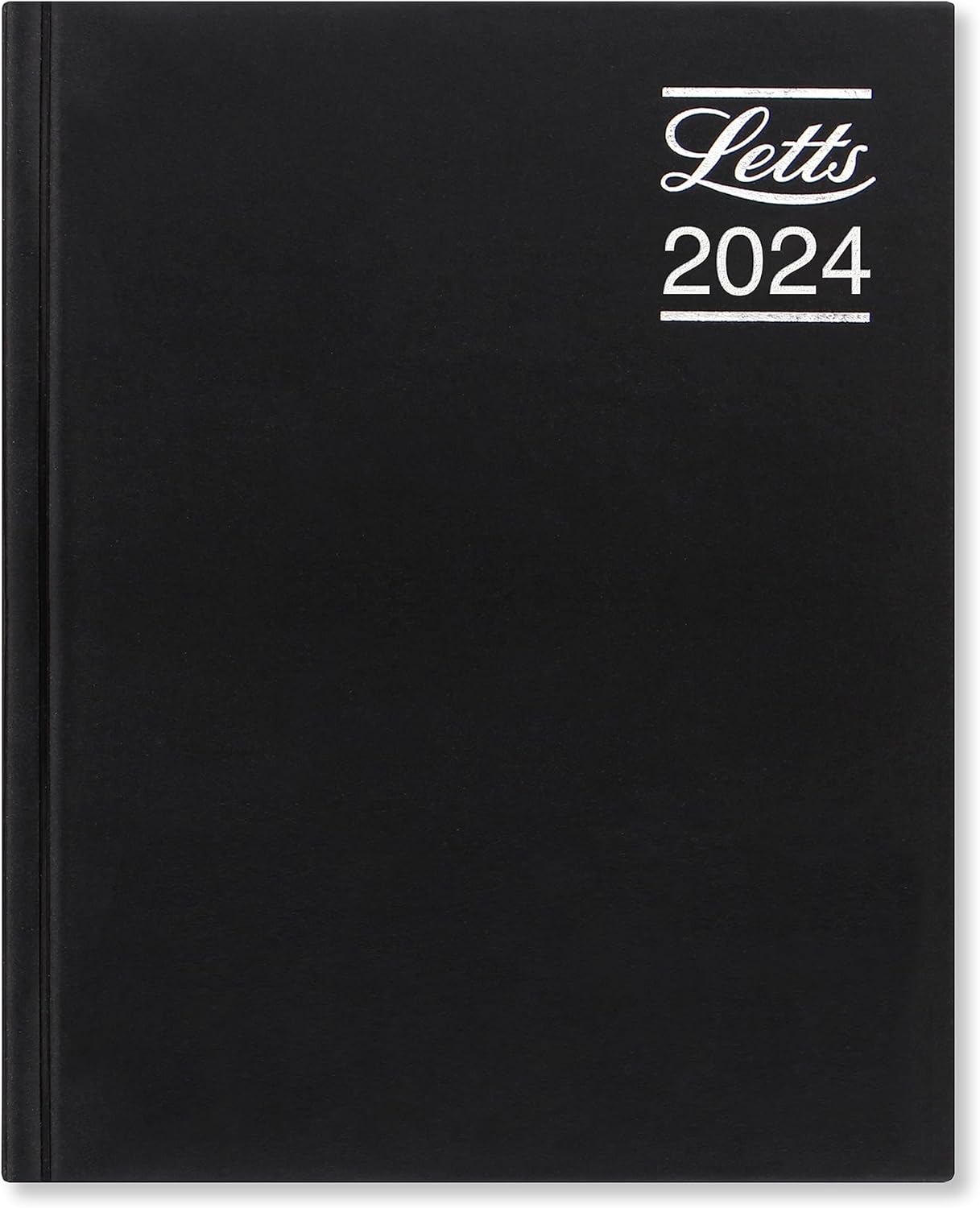 Letts Rhino 2024 diary - A5 week to view with appointments - black